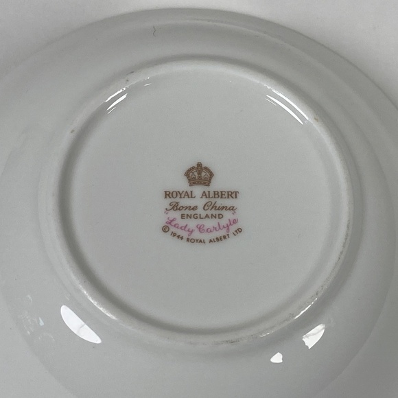 Vintage Royal Albert Bone China Lady Carlyle Dessert Fruit Bowl Made in England - Picture 5 of 6